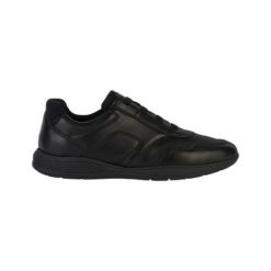 Sneakersy Geox Spherica. Czarne buty sportowe casual Geox, bez wzorów, bez zapięcia. Za 556.55 zł.