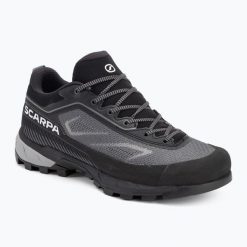 Buty podejściowe męskie SCARPA Rapid LT. Szare buty turystyczne Scarpa, bez wzorów, bez zapięcia, trekkingowe. Za 729.99 zł.