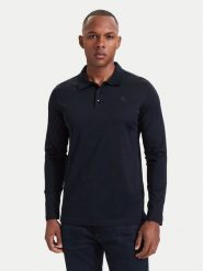 KARL LAGERFELD Polo 745000 564200 Granatowy Regular Fit. Niebieskie koszulki polo KARL LAGERFELD, l, bez wzorów, z bawełny, bez kołnierzyka, bez ramiączek. Za 569.99 zł.
