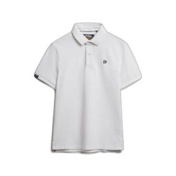 Polo Superdry Vintage Destroy. Białe koszulki polo Superdry, m, bez wzorów, bez kołnierzyka, bez ramiączek. Za 270.00 zł.
