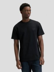 MESKA KOSZULKA LEE WORKWEAR ESS TEE BLACK 112378772. Czarne t-shirty Lee, m, bez wzorów, bez kołnierzyka, bez ramiączek. Za 69.99 zł.