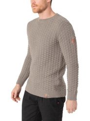 Timezone Sweter w kolorze szarobrązowym rozmiar: 3XL. Brązowe swetry nierozpinane Timezone, xl, bez wzorów, bez kołnierzyka, bez ramiączek. Za 88.23 zł.