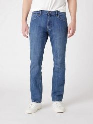 Wrangler Dżinsy - Regular fit - w kolorze niebieskim rozmiar: W32/L34. Niebieskie jeansy Wrangler, l. Za 208.99 zł.