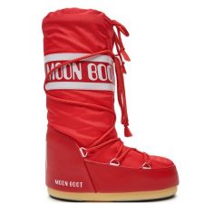 Śniegowce Moon Boot. Czerwone śniegowce Moon Boot, bez zapięcia. Za 859.99 zł.