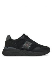 Blauer Sneakersy S5RAY05 Czarny. Czarne buty sportowe casual Blauer, bez wzorów, z materiału, bez zapięcia. Za 399.99 zł.