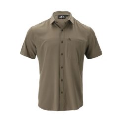 Koszula trekkingowa męska Whistler Jeromy. Brązowe koszule WHISTLER, m, bez wzorów, z elastanu, bez kołnierzyka, bez ramiączek. Za 134.99 zł.