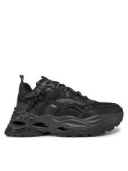 Buffalo Sneakersy Triplet Hollow BS 1410079 Czarny. Czarne buty sportowe casual Buffalo, bez wzorów, z materiału, bez zapięcia. Za 449.99 zł.