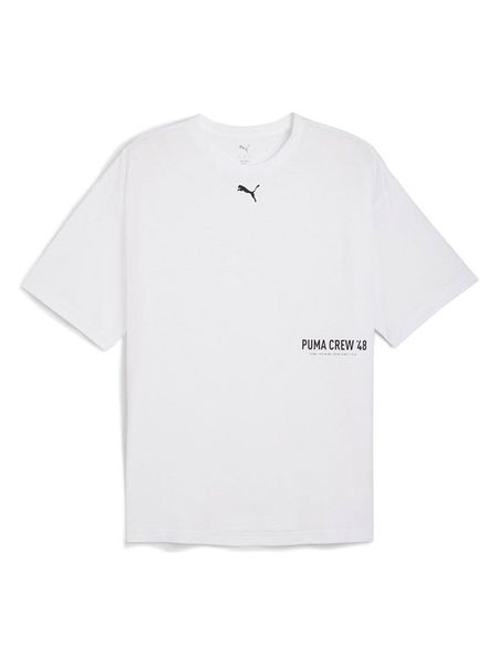 Puma Koszulka funkcyjna w kolorze białym rozmiar: XL. Białe t-shirty sportowe Puma, bez wzorów, z materiału, bez ramiączek, outdoorowe. Za 75.34 zł.