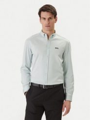 BOSS Koszula ST Motion 50555946 Turkusowy Regular Fit. Niebieskie koszule Boss, m, bez wzorów, z bawełny, bez kołnierzyka, bez ramiączek. Za 569.99 zł.
