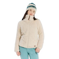 Dziewczęcy polar rozpinany na całej długości Protest Riri. Białe bluzy z polaru Protest, na zimę, bez wzorów, z polaru, bez kaptura. Za 255.00 zł.