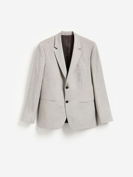 Marynarka regular fit - brązowy. Brązowe marynarki Reserved, l, bez wzorów, z tkaniny. Za 359.99 zł.