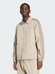 Adidas Kurtka przejściowa 3 Stripes Coaches Jacket KS9297 Beżowy Regular Fit. Brązowe kurtki Adidas, m, bez wzorów, z syntetyku, bez kaptura. Za 348.99 zł.