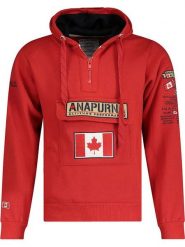 ANAPURNA Bluza "Gymana" w kolorze czerwonym rozmiar: XL. Czerwone bluzy ANAPURNA, xl, bez wzorów, z bawełny, bez kaptura. Za 123.82 zł.