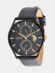 U.S. Polo Assn. Zegarek kwarcowy w kolorze czarnym rozmiar: onesize. Czarne, analogowe zegarki U.S. Polo Assn., metalowe. Za 326.99 zł.