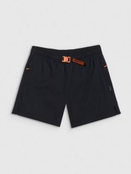 4F Spodenki casual męskie - czarne M. Czarne krótkie spodenki sportowe 4F, l, bez wzorów, z dresówki. Za 129.99 zł.