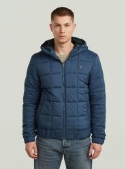 G-Star Kurtka pikowana w kolorze niebieskim rozmiar: XL. Niebieskie kurtki G-Star, xl, bez wzorów, bez kaptura. Za 369.95 zł.