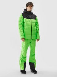 4F Kurtka puchowa narciarska z puchem syntetycznym męska - zielona XXL. Zielone kurtki narciarskie i snowboardowe 4F, m, bez wzorów, z puchu, narciarskie. W wyprzedaży za 119.99 zł.