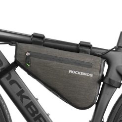 Torba rowerowa Rockbros na ramę. Zielone torby na ramię ROCKBROS, bez wzorów, z materiału, na ramię, bez dodatków. Za 119.99 zł.