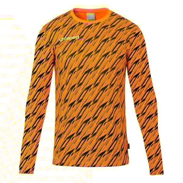 Koszulka bramkarska z długim rękawem Uhlsport Progressive. Brązowe bluzki z długim rękawem Uhlsport, bez wzorów, bez kołnierzyka, bez ramiączek. W wyprzedaży za 120.50 zł.
