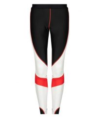 Trussardi Sport Legginsy | 40P00024 1T000878 | Mężczyzna | Czarny. Czarne legginsy długie sportowe TRUSSARDI, m, z aplikacjami, z elastanu. W wyprzedaży za 149.00 zł.