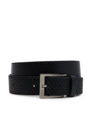 BOSS Pasek Męski 50542683 Czarny. Czarne paski Boss, bez wzorów, ze skóry. Za 299.99 zł.