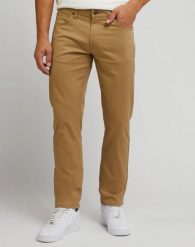LEE MĘSKIE SPODNIE MATERIAŁOWE DAREN ZIP FLY CLAY 112345389 L707014418. Spodnie materiałowe Lee, l, bez wzorów, z materiału. Za 219.99 zł.
