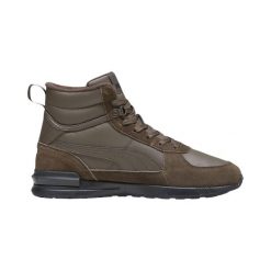 Buty Sportowe Puma Graviton Mid. Brązowe buty sportowe casual Puma, bez wzorów, bez zapięcia. Za 224.99 zł.