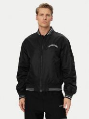 Calvin Klein Jeans Kurtka bomber LV04RF510G Czarny Regular Fit. Czarne kurtki Calvin Klein Jeans, m, bez wzorów, z jeansu, bez kaptura. Za 699.99 zł.