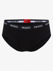 HUGO Slipy pakowane po 3 szt. Mężczyźni Bawełna czarny, M. Czarne slipki Hugo, m, bez wzorów, z bawełny. Za 219.95 zł.