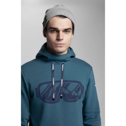 Bluza męska Kamil Stoch Collection BLM503 - morska zieleń. Bluzy z kapturem marki 4F. W wyprzedaży za 149.99 zł.