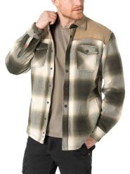 Timezone Kurtka koszulowa w kolorze beżowo-oliwkowym rozmiar: XXL. Brązowe kurtki Timezone, xxl, bez wzorów, z bawełny, bez kaptura. Za 130.99 zł.