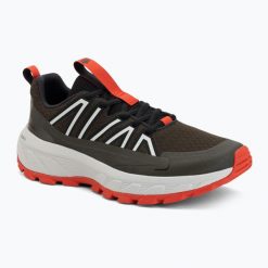 Buty turystyczne męskie Jack Wolfskin Wild Hike Low. Zielone buty turystyczne Jack Wolfskin, bez wzorów, z gumy, bez zapięcia, trekkingowe. Za 439.99 zł.