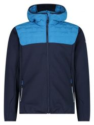 CMP Kurtka hybrydowa w kolorze granatowym rozmiar: 52. Niebieskie kurtki outdoor i hardshell CMP, bez wzorów, z puchu, bez kaptura. Za 179.22 zł.