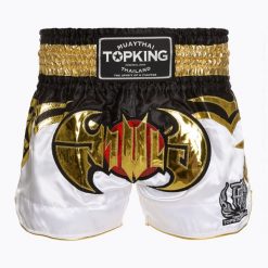 Spodenki treningowe Top King Kickboxing. Białe krótkie spodenki sportowe TOP KING, bez wzorów. Za 309.99 zł.