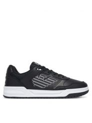 EA7 Emporio Armani Sneakersy 7X000865 AF23197 MC011 Czarny. Czarne buty sportowe casual EA7 Emporio Armani, bez wzorów, ze skóry, bez zapięcia. Za 694.99 zł.