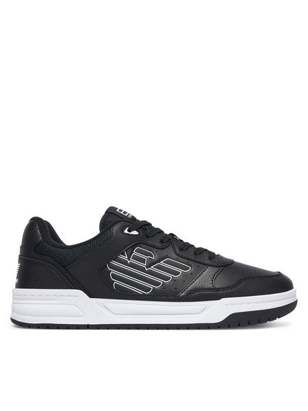 EA7 Emporio Armani Sneakersy 7X000865 AF23197 MC011 Czarny. Czarne buty sportowe casual EA7 Emporio Armani, bez wzorów, ze skóry, bez zapięcia. Za 694.99 zł.
