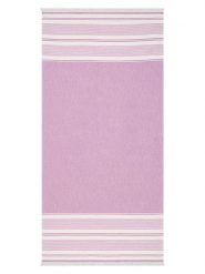 Egeria Chusta hammam "Pestemal" w kolorze różowo-kremowym rozmiar: 80x180 cm. Brązowe szaliki Egeria, bez wzorów, z bawełny. Za 26.99 zł.