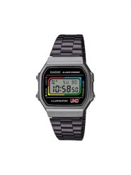 Casio Zegarek Vintage Maxi X Uno™ A168WEUC-1AER Czarny. Czarne, cyfrowe zegarki Casio. Za 429.99 zł.