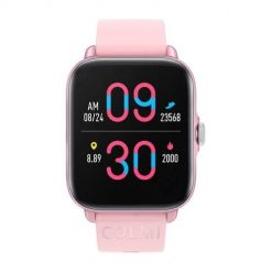 Smartwatch Colmi P28 Plus (Różowy). Czerwone smartbandy Colmi. Za 112.99 zł.