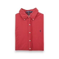 Second life - Koszula męska klasyczna Polo Ralph Lauren - Stan bardzo dobry. Czerwone koszule RALPH LAUREN, l, bez wzorów, bez kołnierzyka, bez ramiączek. Za 170.36 zł.