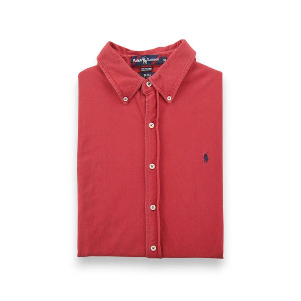 Second life - Koszula męska klasyczna Polo Ralph Lauren - Stan bardzo dobry. Czerwone koszule RALPH LAUREN, l, bez wzorów, bez kołnierzyka, bez ramiączek. Za 170.36 zł.