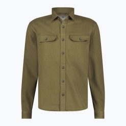 Koszula męska Royal Robbins Clouds Rest Hemp. Zielone koszule ROYAL ROBBINS, m, bez wzorów, bez kołnierzyka, bez ramiączek. Za 549.99 zł.