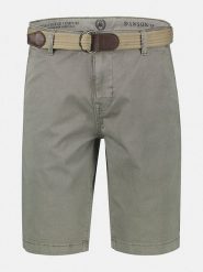 Lerros Szorty chino w kolorze szarym rozmiar: W36. Szare eleganckie spodnie Lerros, bez wzorów. Za 139.87 zł.