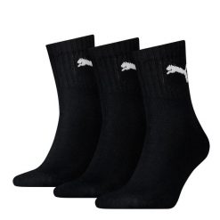 Skarpetki Puma Crew. Czarne skarpetki sportowe Puma, bez wzorów, z bawełny. Za 45.99 zł.