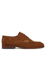 Tommy Hilfiger Półbuty Hilfiger Thunit Suede M Toe Shoe FM0FM05468 Brązowy. Brązowe eleganckie półbuty Tommy Hilfiger, bez wzorów, ze skóry, bez obcasa, bez zapięcia. Za 399.99 zł.