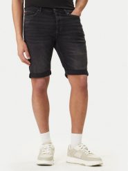 HUGO Szorty jeansowe 50561639 Szary Tapered Fit. Szare szorty Hugo, m, bez wzorów, z bawełny. Za 449.99 zł.