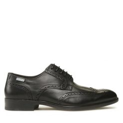 Półbuty Pikolinos. Czarne eleganckie półbuty Pikolinos, bez wzorów, bez obcasa, bez zapięcia. Za 419.99 zł.