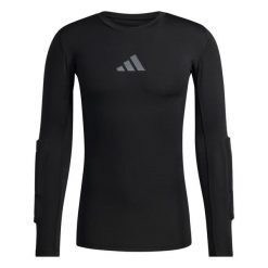 Adidas Sport T-Shirt Gk Pad Ls M Dorośli. Białe t-shirty sportowe Adidas, bez wzorów, z elastanu, bez ramiączek, do piłki nożnej. Za 170.99 zł.