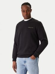 Tommy Jeans Bluza DM0DM20249 Czarny Regular Fit. Czarne bluzy Tommy Jeans, m, bez wzorów, z bawełny, bez kaptura. Za 329.99 zł.