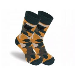 Skarpety K2 Junior Orange Green 12714/01 2021. Brązowe skarpety K2, bez wzorów. Za 39.00 zł.